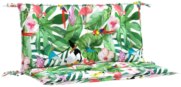 vidaXL Gartenbank-Auflagen, 2 Stk., Polyester, Mehrfarbig, 100 x 50 x 7 cm