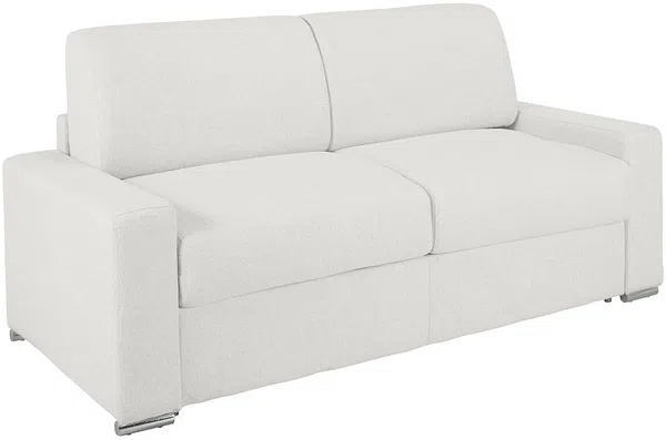 Vente-unique - CALITO Sofa Kunstleder Weiß - B 223 cm94 cm x H 85 cm x L 174 cm Bild 3