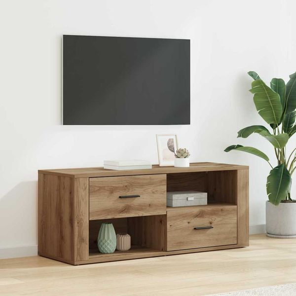 vidaXL TV-Schränk Artisan-Eiche 100 x 35 x 40 cm Holzwerkstoff 881013