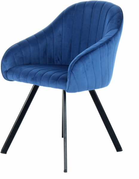 Stuhl Jodie 125 2er-Set Dunkelblau