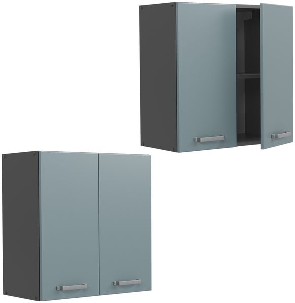 Hängeschrank R-Line Blau-Grau 60 cm Vicco Bild 5