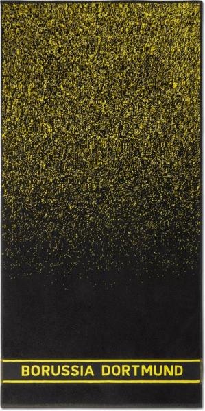 BVB Duschtuch BVB Duschtuch Farbverlauf 70 x 140cm, Baumwolle (Set, 1-St), „Borussia Dortmund“-Schriftzug