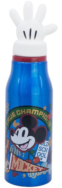 Disney Mickey Trinkflasche Aluminium, 690 ml, mit Sicherheitsverschluss