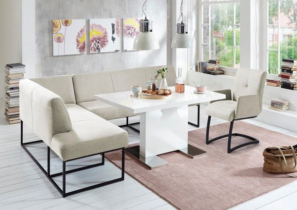 exxpo - sofa fashion Eckbank Affogato, bequem und elegant, hochwertige Detailverarbeitung, Frei im Raum stellbar
