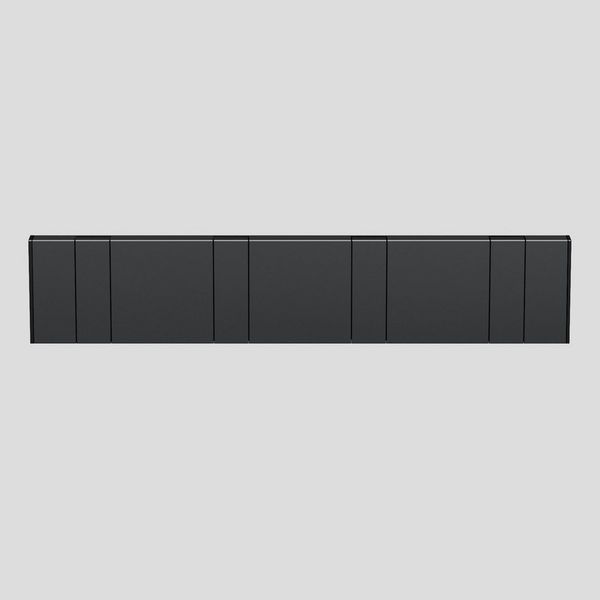 doporro Wandgarderobe Garderobenhaken Wandhaken Garderobenleiste aus Alu mit 4/6 Haken