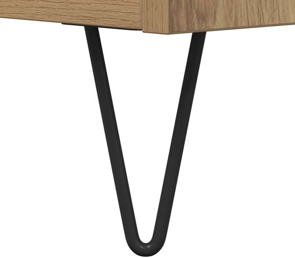 vidaXL Sideboard Artisan-Eiche 69,5 x 34 x 90 cm Verbundholz und Eisen 881496 Bild 10