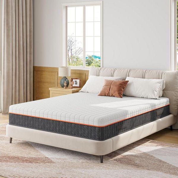 Kaltschaummatratze Ergonomischer 7-Zonen Matratze Mittelfest, Vesgantti, 18 cm hoch, 90x200 cm