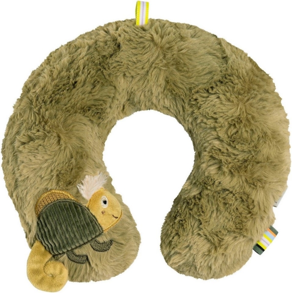 Fehn Nackenstütze 24x22cm Chamäleon Lazy, Crazy & Pink Khaki/Olive