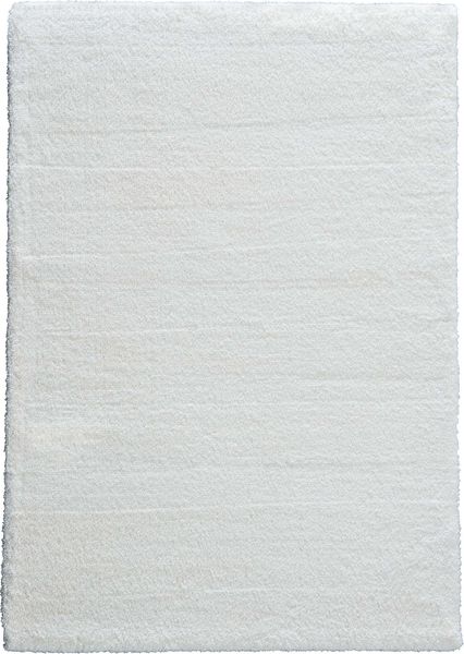 Teppich in Weiß aus 100% Polyester - 190x133x3cm (LxBxH)