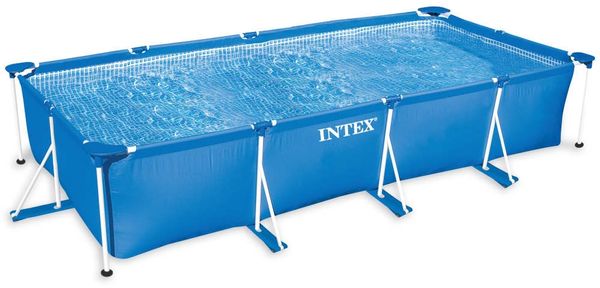 Intex 'Frame Swimming Pool Set Serie Family I', blau, 220 x 150 x 60 cm, rechteckig