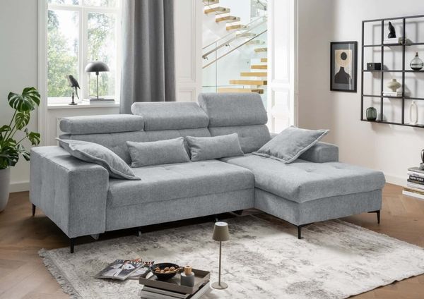 Sofa Neapel von Benformato mit Sitzvorschub und Staukasten