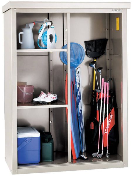 Trimetals Metall Gartenschrank Guardian D63 | Grau Bild 5