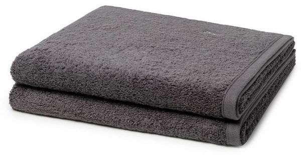 Ross Vita 2 tlg. Frottier-Set - 2 X Duschtuch (70 X 140cm) - 520 g/m2 - Schiefer