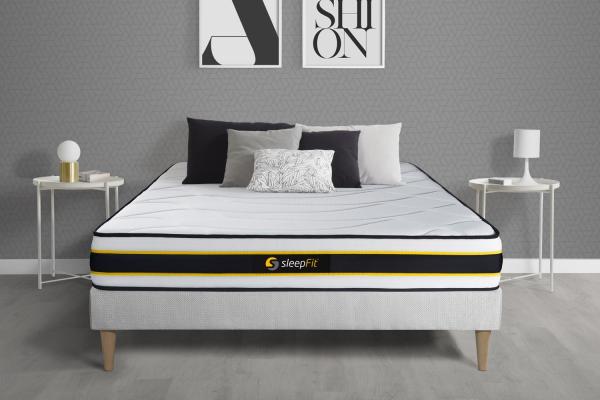 FLEXY Matratze 120x220 cm, Taschenfedern und Memory-Schaum, Härtegrad 4, Höhe: 22cm, 3 Komfortzonen Bild 2