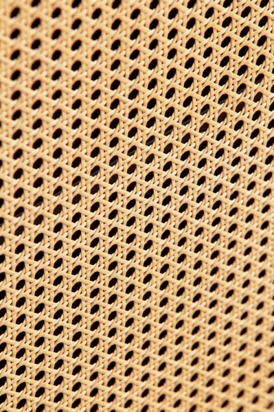 Sideboard 80 x 86,5 x 40 cm Kommode Schwarz mit Wiener Geflecht, Hoher Kommodenschrank Zeitlos, Standschrank Wohnzimmer mit 2 Türen, Anrichte Rattan Bild 6