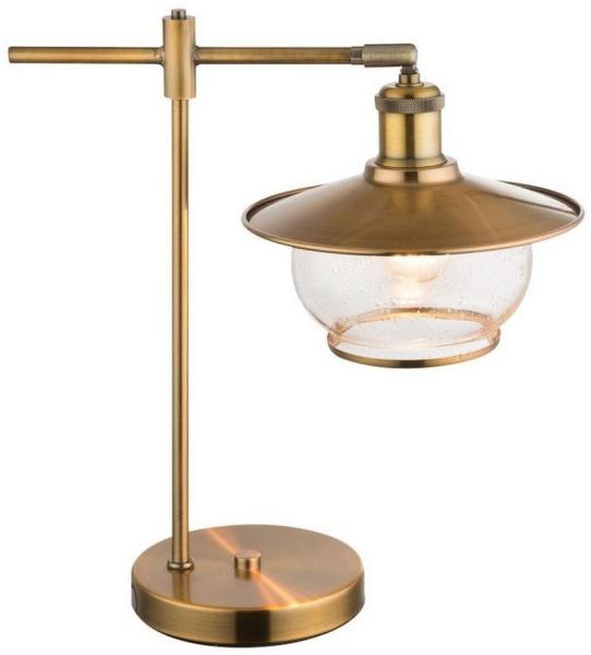 GLOBO Tischleuchte mit Schalter Wohnzimmer Tischlampe Schlafzimmer bronze 69030T