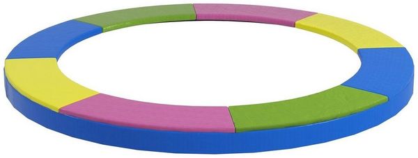 SPORTNOW Trampolin-Abdeckplane Trampolin Randabdeckung Ø244 cm Trampolin Randschutz mit UV Schutz (Trampolin Ersatzteile, 1-St, Trampolinzubehör), für Gartentrampoline Bunt