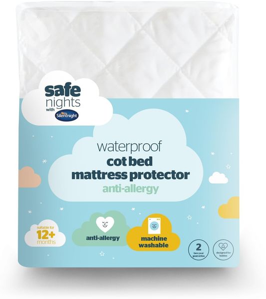 Silentnight Safe Nights antiallergenes Babybett Bett