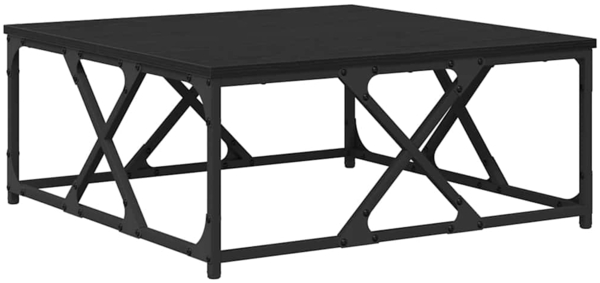 vidaXL Couchtisch Schwarz Eichen-Optik 70 x 70 x 30 cm Holzwerkstoff 882774