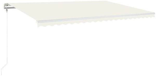 vidaXL Markise Automatisch Einziehbar 500x350 cm Creme 3069027 Bild 2