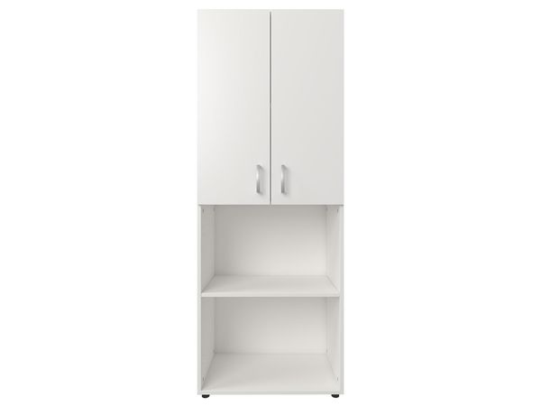 Aktenschrank >Trio< in Weiß - 57x154x34,5cm (BxHxT) Bild 2