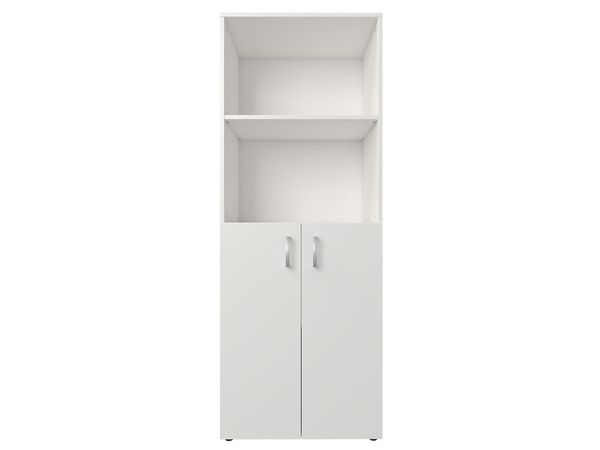 Aktenschrank >Trio< in Weiß - 57x154x34,5cm (BxHxT) Bild 5