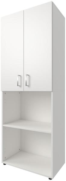 Aktenschrank >Trio< in Weiß - 57x154x34,5cm (BxHxT)