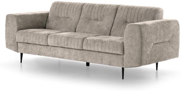 Beautysofa 3-Sitzer VENEZIA, Polstersofa im modernes Design