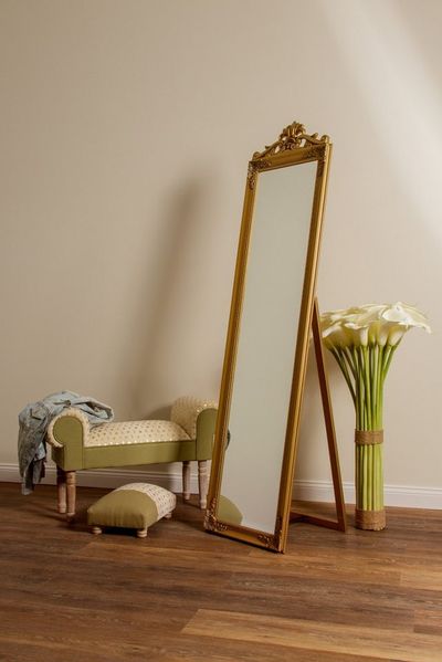 Home affaire Dekospiegel King, Ganzkörperspiegel Barock Antikstil (1-St), Standspiegel mit aufwendigen Verzierungen, HxB: 180x45 cm