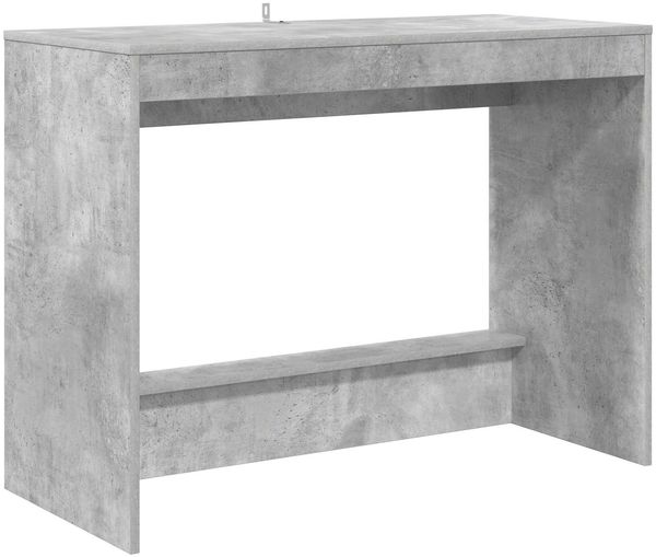 vidaXL Bett-Schreibtisch Betongrau Holzwerkstoff 100 x 45 x 75 cm 893734