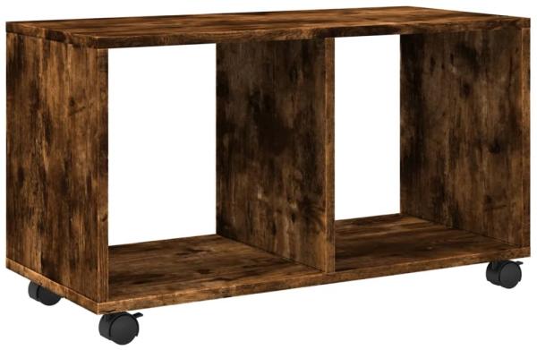 vidaXL Rollschrank Räuchereiche 72x33x42,5 cm Holzwerkstoff 853141