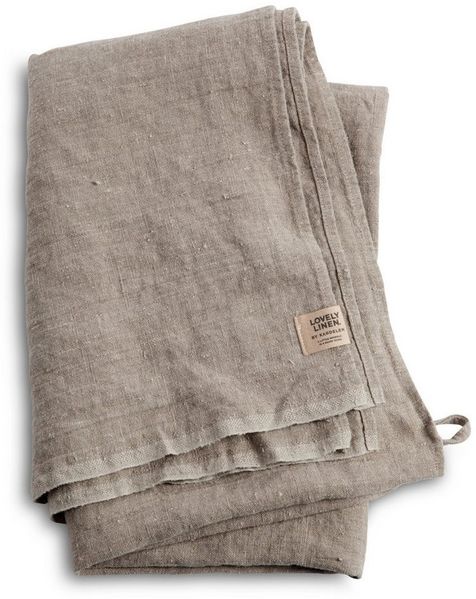 Lovely Linen Strandtuch Linen Lovely Strandtuch beige 145 x 200 cm (1 Stück), 100% Leinen (BTL0189), LOVELY 145X200 NATURAL BEIGE L44xB34xH5 CM