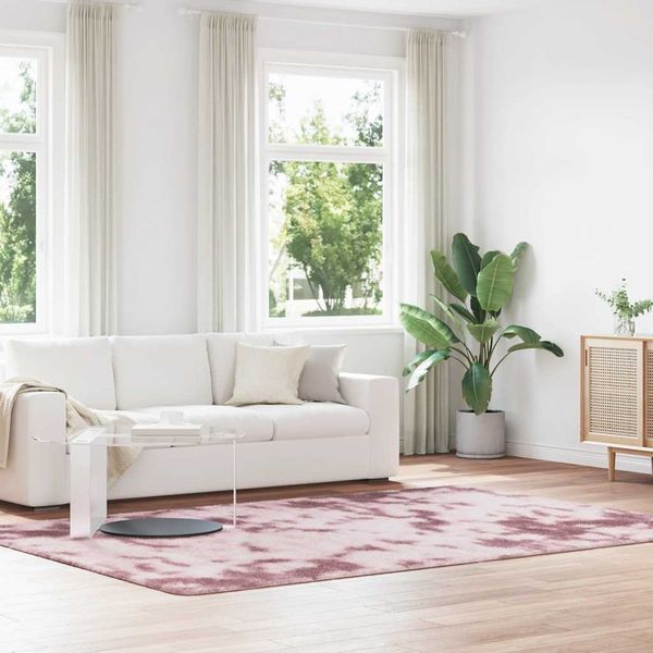 vidaXL Teppich Shaggy Hochflor NAVARRA Altrosa 200x290 cm Polyester 4102849