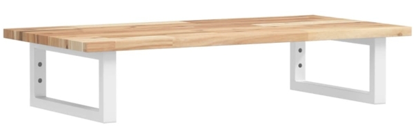 vidaXL Waschbeckenregal Wandmontage Stahl und Akazienholz 3302664