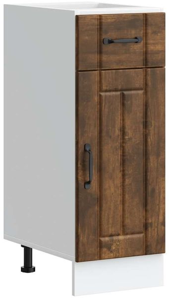 vidaXL Küchen-Unterschrank Lucca Räuchereiche Holzwerkstoff 853702