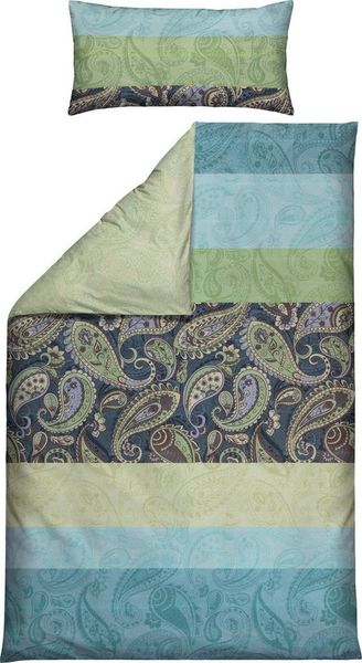 Erwin Müller Bettwäsche Wendebettwäsche, Mako-Satin, Paisley