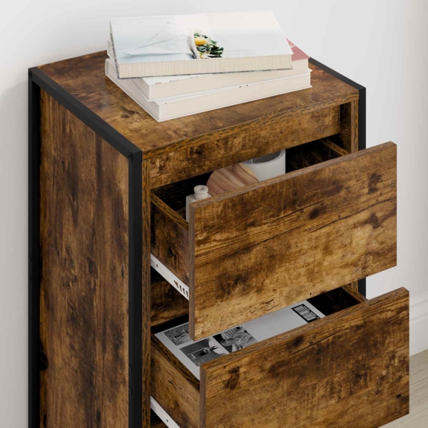 vidaXL Sideboard Raucharbe 42 x 36 x 75,5 cm Holzwerkstoff 886548 Bild 3