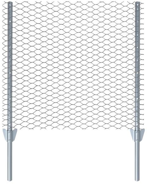 Zaunset Sechseckgeflecht Zaun Draht 1,00 x 25 m Komplett-Set Drahtzaun 13 mm