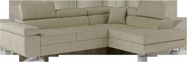 Anton, Ecksofa, Eckcouch, Beige