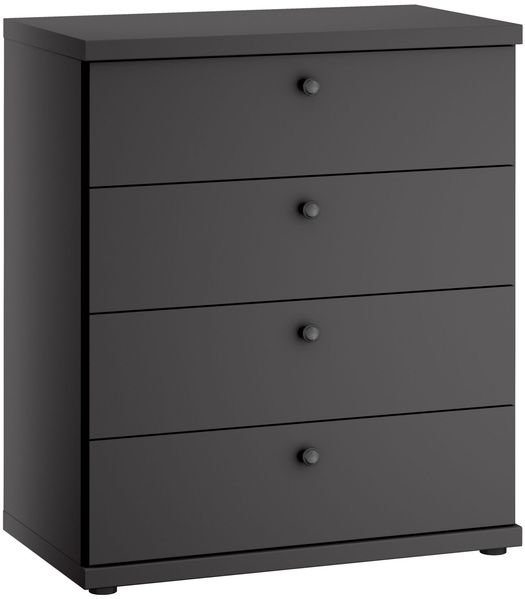Schubkastenkommode Greenholm in Graphit 75 x 86 x 42 cm (BxHxT) - Stil trifft auf Funktion