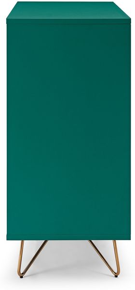 Schubladenkommode Kommode mit 4 Schubladen 90 x 40 x 90 cm MDF und Metall Bild 4