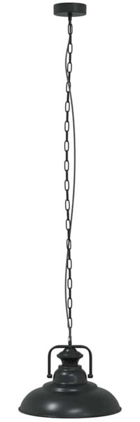 vidaXL Pendelleuchte E27 Schwarz Ø 31 cm Eisen 4103456