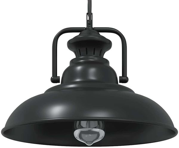 vidaXL Pendelleuchte E27 Schwarz Ø 31 cm Eisen 4103456