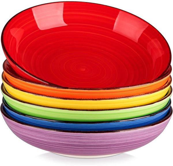 vancasso Suppenschalen Set Steingut Bonita Pastateller 6er 1500ml