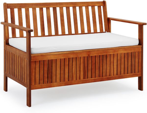 CASARIA® Gartenbank Gartenbox Wetterfest Holz