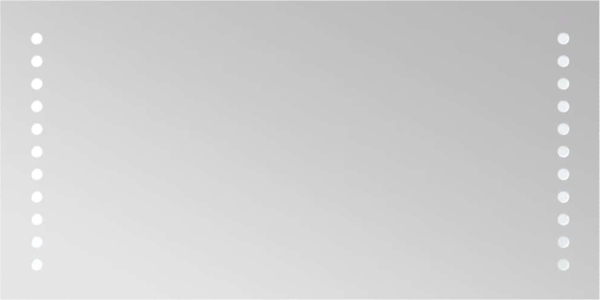 vidaXL LED-Badspiegel 40x20 cm 151722