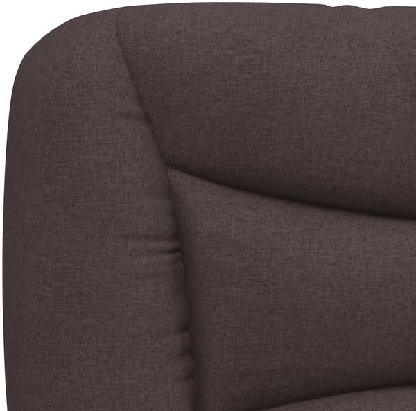 vidaXL Bettgestell ohne Matratze "Hvar" Dunkelbraun 180x200 cm Stoff 3207789 Bild 10