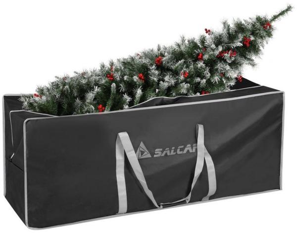 Salcar Aufbewahrungstasche für Weihnachtsbaum Künstlich − für zerlegbare Bäume bis zu 270 cm, 150 x 50 x 60 cm extra große Aufbewahrungstasche