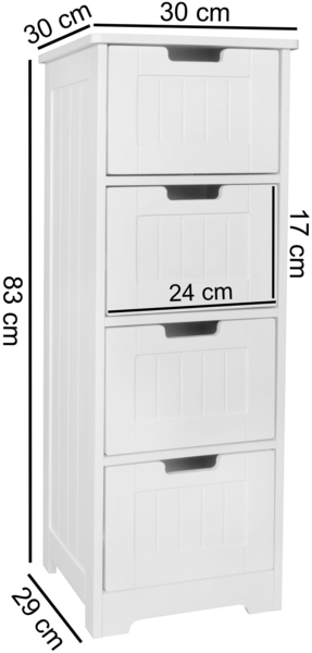 Badkommode 'Luis', weiß Bild 8