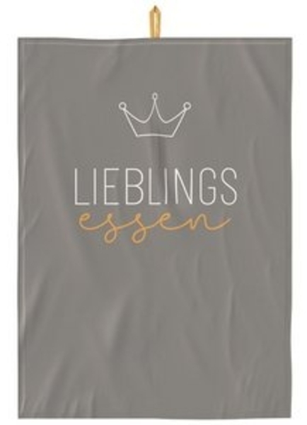 Geschirrtuch Abtrockentücher Küchenhandtuch la vida Lieblingsessen 385351 Bild 4